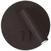 Φωτιστικό Τοίχου-Απλίκα Moby 4188201 Φ15x11cm Led 700lm 6W Black Viokef