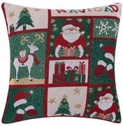 Χριστουγεννιάτικη Μαξιλαροθήκη (45x45) Silk Fashion W351-126