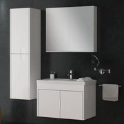 Καθρέφτης Ada 3MADA080WHM 80x14x68cm White Mdf,Γυαλί