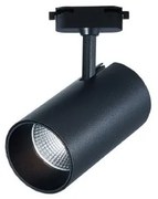 Σποτ Φωτιστικό Μονοφασικής Ράγας 10W 7x17cm IP20 3CCT Inlight-T1-05400-Black-Μαύρο T1-05400-Black