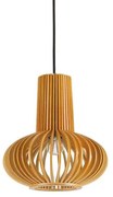 Φωτιστικό Οροφής Citrus-2 159850 26x40/134cm 1xE27 60W Brown Ideal Lux