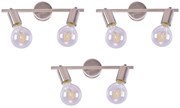 Φωτιστικό Οροφής - Σποτ SE 137-2AN (x3) Soma Packet Nickel mat adjustable spotlight+ - 51W - 100W - 77-8861