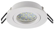 Φωτιστικό Χωνευτό Σπαστό Μπάνιου GU10 10W IP44 Spotlight-6773-Λευκό 6773