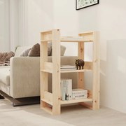 Βιβλιοθήκη / Διαχωριστικό Χώρου 60x35x91 εκ. Μασίφ Ξύλο Πεύκου 813879