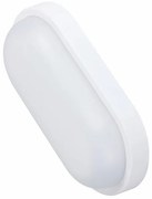 Adeleq Led Απλίκα Pc Οβάλ 260X135Mm 18W 4000K Ip54 Λευκή 21-2601810