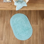 Πατάκι Μπάνιου Οβάλ (50x80) Kentia Loft Mack 19 Ciel