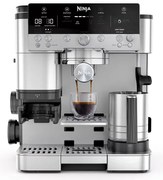 3σε1 Ninja Luxe Café Premier ES601EU, 1650W, 15 bar, 2 λίτρα, Barista Assist, Λειτουργία καμένου νερού, 4 λειτουργίες, 3 ρυθμίσεις θερμοκρασίας, Inox/cherryn