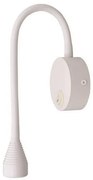 Απλίκα Φωτιστικό Τοίχου Led Αλουμίνιο Ionas1 H40 Φ7,5 Eurolamp-145-22060-Λευκό 145-22060