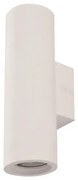 Απλίκα Τοίχου 6W 2XGU10 Γύψος Up-Down Φ7.5 147-53310 Λευκό Eurolamp-147-53310-Λευκό 147-53310