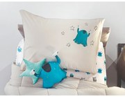 Μαξιλαροθήκη Suede Monsters Blue 50x70 - Saint Clair