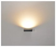 Απλίκα Φωτιστικό Τοίχου LED 6W W14CM Αλουμίνιο Luma Lighting 123-01452-17-black Μαύρο