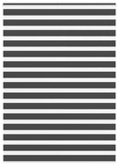 vidaXL Ζέβρα τυφλή Μαύρο Πλάτος υφάσματος 155,9 εκ. Πολυεστέρας