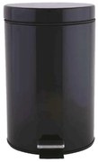 Κάδος Απορριμμάτων 7Lt 05387.001 23x22x32cm Black Matte Metal
