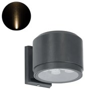 Απλίκα Φωτιστικό Τοίχου LED 24W 21IP67 Θερμό 2700K Ανθρακί WALLLIGHT-GONA 90483 Globostar-90483-Ανθρακί 90483