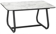 Τραπέζι Κήπου Marine/T2 02-00-1084 59x89x45cm Marble White-Black