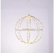 Χριστουγεννιάτικη Μπάλα με 240 Mini LED Φ40 ACA-X0624014226-Κίτρινο X0624014226