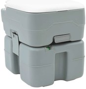 vidaXL Τουαλέτα Κάμπινγκ Γκρι 41.5 x 36.5 x 42 εκ. Πλαστικό