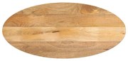 vidaXL Επιφάνεια Τραπεζιού Οβάλ 140x50x3,8 εκ. Μασίφ Ξύλο Μάνγκο