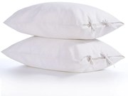 Μαξιλαροθήκες Cotton-Linen (Σετ 2τμχ) Ecru Nef-Nef 52X72 Βαμβάκι-Λινό