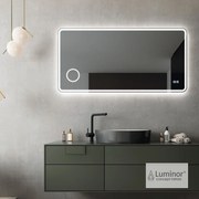 Luminor Φωτιζόμενος καθρέφτης Led με Ενσωματωμένο Σύστημα Ηχείων Bluetooth 85W 4515 LUMEN 120x80εκ