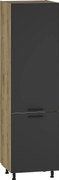 VENTO DP-60/214 high cargo cabinet, color: craft oak / antracite DIOMMI V-UA-VENTO-DU-60/214-ANTRACYT