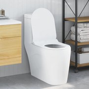 vidaXL Τουαλέτα κατάλληλη για Κάθισμα Λευκό 50 x 36 x 5 εκ