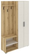 ΕΠΙΠΛΟ ΕΙΣΟΔΟΥ BOW HM18192 ΜΕΛΑΜΙΝΗ ΣΕ ΦΥΣΙΚΟ ΚΑΙ ΕΚΡΟΥ 110x37x184Υεκ. - 0615385 - HM18192