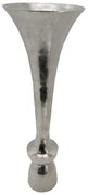 LUXOR ΒΑΖΟ ΑΛΟΥΜΙΝΙΟ SILVER NICKEL 25,5x25,5xH78,75cm - 029027