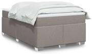 ΚΡΕΒΑΤΙ BOXSPRING ΜΕ ΣΤΡΩΜΑ TAUPE 120X190 ΕΚ. ΥΦΑΣΜΑΤΙΝΟ 3285120