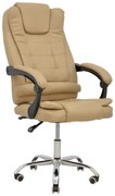 Intrahome Καρέκλα γραφείου διευθυντή Toronsi Intrahome μπεζ pu 60x68x128εκ | SKU: INTRAPA-303111168