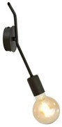 Απλίκα Φωτιστικό Τοίχου 1xE27 Ατσάλι FRIX Μαύρο 1126/K1 Made in Poland Emibig-1126/K1-Μαύρο 1126/K1