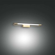 Φωτιστικό Τοίχου Led Rapallo 3552-21-119 Satined Brass Fabas Luce Μέταλλο, Μεθακρυλικό