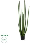 GloboStar® Artificial Garden SANSEVIERIA CYLINDRICA 20211 Τεχνητό Διακοσμητικό Φυτό Σανσεβιέρια Υ160cm