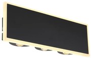 Απλίκα Φωτιστικό Τοίχου LED 12W Μαύρο 9x25 Saidy 78408-6 Globo Lighting-78408-6-Μαύρο 78408-6