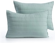 Ζεύγος Μαξιλαροθήκες Καπιτονέ (52x72) Nef-Nef Homeware Colorfull Aqua