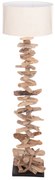 ΔΙΑΚΟΣΜΗΤΙΚΟ ΦΩΤΙΣΤΙΚΟ ΔΑΠΕΔΟΥ ALTAR HM4430 DRIFTWOOD--ΛΕΥΚΟ PVC Φ45x155Υεκ.