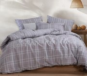 Σετ Σεντονια King Size Highlar Grey Με Λαστιχο Nef-Nef Homeware