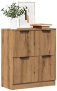 vidaXL Μπουφές Αρτισιανή Δρυς 60 x 30 x 70 εκ. από Επεξεργασμένο Ξύλο