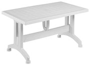 Τραπέζι CORNWALL Πολυπροπυλενίου Λευκό 140x80x73,5Y εκ. 140x80x73.5 εκ.
