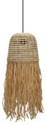 CUBA ΦΩΤΙΣΤΙΚΟ ΟΡΟΦΗΣ RATTAN ΦΥΣΙΚΟ 30x30xH71cm