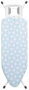 Τραπέζι σιδερώματος Brabantia C 1005620, 124x45 cm, 7 θέσεις ρύθμισης, Μεγάλη θήκη σίδερου, Μπλε ανοιχτό χρώμα