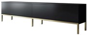 Έπιπλο Τηλεόρασης Lord 618BLY1212 180x30x47cm Black-Gold
