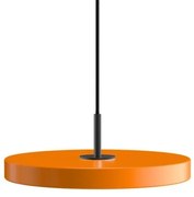 Κρεμαστό Φωτιστικό Οροφής LED 14W Φ31cm Μαύρο Φινίρισμα Asteria Umage-2433C4175-Πορτοκαλί 2433C4175