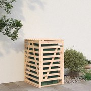 vidaXL Αποθήκευση Τροχήλατου Κάδου 84x90x128,5εκ από Μασίφ Ξύλο Πεύκου