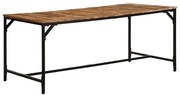 vidaXL Τραπεζαρία 180 x 90 x 75 εκ. από Μασίφ Ακατέργαστο Ξύλο Μάνγκο