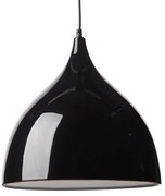 Φωτιστικό Οροφής Μονόφωτο Aca Roxanne KS174335BK Black