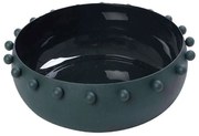 Διακοσμητικό Μπωλ AKA230 27cm Petrol Espiel Metal