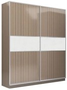 Δίφυλλη συρόμενη ντουλάπα Λωρίδα 200x60x240 DIOMMI 25-115