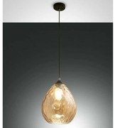 Φωτιστικό Οροφής Smart Gisella 3518-45-125-01 Φ26x30cm 1xE27 60W Amber Fabas Luce