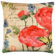 Μαξιλάρι Διακοσμητικό (Με Γέμιση) A12652 Multi Aberto Design 43X43 Βαμβάκι-Πολυέστερ